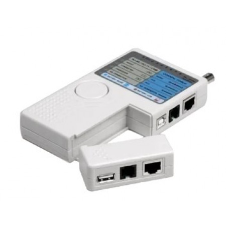 Hypernet RX-1000 Тестер кабелю RJ-45, RJ-12,USB, BNC